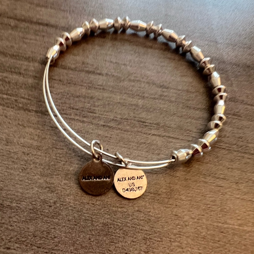Alex and Ani Silver Beaded Bracelet - Picture 4 of 5